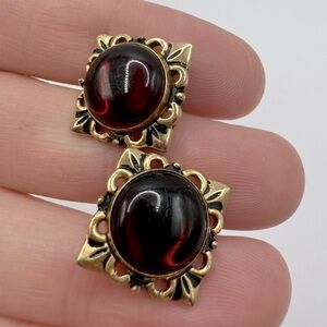 SWANK Vintage Gold-Tone Filigree Cufflinks